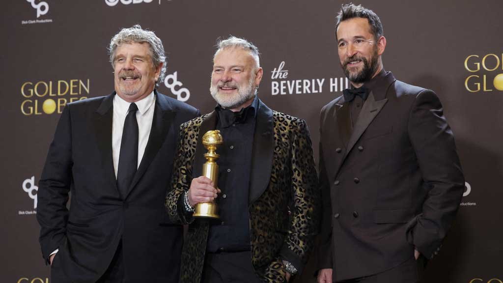‘The Pitt’ and ‘The Studio’ win top TV honours at Golden Globes